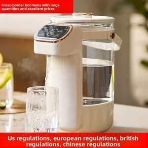 <span class=keywords><strong>Bouilloire</strong></span> Électrique en Verre Borosilicate Grande Capacité 4L Sur Mesure, 800W, Température Réglable, Chauffe-Eau B2B - Product Image 2