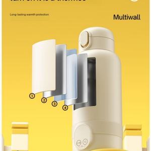 Bouilloire Électrique Portable Isotherme en Acier Inoxydable 500ML pour Extérieur – Vente Directe Usine - Product Image 6