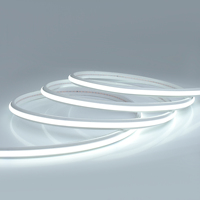 Bande LED étanche IP68 220V haute tension, 240 LED/m, 10mm, 6000K, Ra70, 10W/m, 500LM/m, éclairage extérieur, vente en gros usine