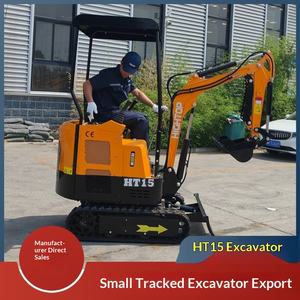 Excavadora Hidráulica de Orugas de 1.5 T para Exportación, Máquina Agrícola para Zanjado de Huertos, Rastrillo, Gancho para Césped, Excavadora Doméstica Pilot - Product Image 1