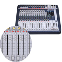 Système audio professionnel personnalisé de haute qualité Studio Digital Console de mixage numérique hybride à 20 canaux