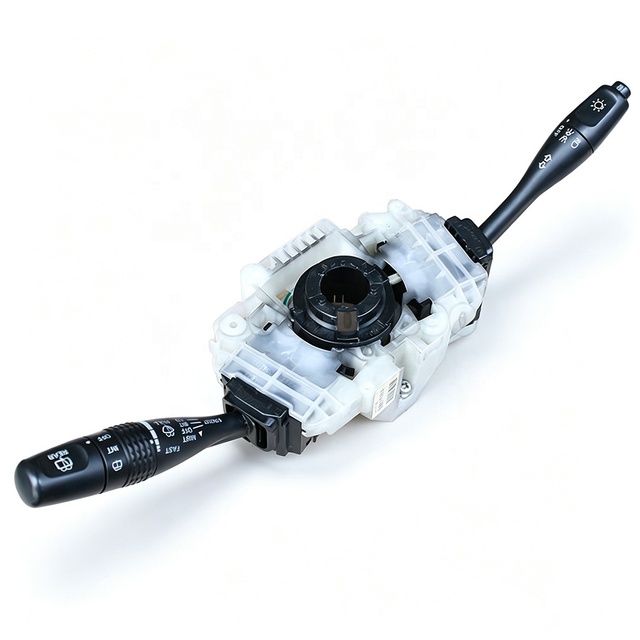 Used Steering Column Combination Switch, Turn Signal Headlight Wiper Control Stalk for Mitsubishi Pajero Montero V67 V73 V75 V77