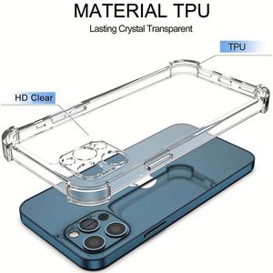 Vente en gros d'étuis de téléphone portable, étui de téléphone souple antichoc, étui de téléphone transparent pour 13 14 15 16 Pro Max - Product Image 3
