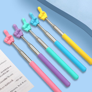 Telescopic Finger Reading Stick Metal Extendable Pointer Teaching Aid For Language Learning Education - Product Image 2
