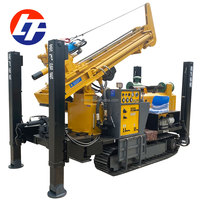 Foreuse hydraulique multifonctionnelle de 300 m sur chenilles diesel pour diverses applications