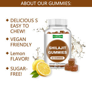 Ashwagandha Boost enerji seviyeleri sakızlı takviyesi Shilajit özü sakızlı stok özel etiket Shilajit Gummies - Product Image 3