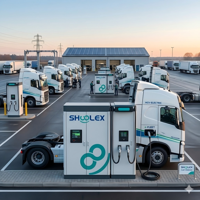 New CE Certified SHUOLEX 60kW-240kW Solar EV Charger Smart DC Fast Charging Station with Built-in Electrical Safety Protection