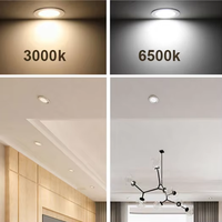 Downlights de salon de chambre à coucher 9W IP20 Downlight Led intégré Projecteurs Led Plafonnier encastré/Lumière Led/Downlight encastré