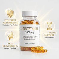 Gélules liposomales de L-Glutathion pour le blanchiment de la peau, suppléments anti-âge, collagène, beauté, vitamines, 120 gélules de L-Glutathion