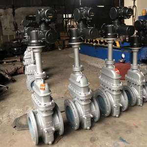 Vanne à boisseau plat pour gaz de champ pétrolier American Standard Z43WF-16C en acier moulé, pneumatique, à joint étanche, DN400 WCB pour milieu pétrolier - Product Image 3