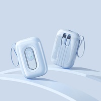 Batterie externe à charge rapide PD22.5W, 10000mAh 20000mAh, mini, personnalisable, avec écran LED, accessoire pour téléphone portable, vente chaude