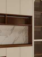 Meuble TV mural moderne personnalisé, armoire de rangement pour salon, meuble de présentation modulaire, système de meubles complets pour toute la maison, système de mur d'accentuation