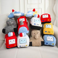Jouets en peluche de voitures, chars, camions de pompiers et avions – Cadeaux amusants pour enfants – Personnalisation disponible en gros