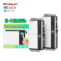 Batterie au lithium LifePO4 BYD tout-en-un 51,2 V 228 Ah 314 Ah 12 kWh 16 kWh pour système de stockage d'énergie solaire domestique – Stock Pologne
