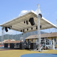 Arco de Aluminio Portátil 6082-T6 para DJ, Estructura de Techo Redonda, Estructura de Escenario de Aleación Resistente