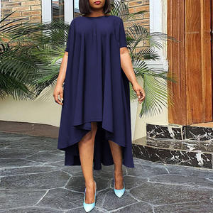 Nuevos <span class=keywords><strong>vestidos</strong></span> casuales irregulares de Venta caliente <span class=keywords><strong>para</strong></span> <span class=keywords><strong>vestidos</strong></span> MIDI largos de verano azul gordito <span class=keywords><strong>para</strong></span> mujer 2024 - Product Image 2