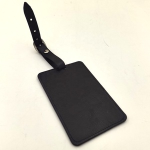 Set Personalizzato Porta Passaporto <span class=keywords><strong>e</strong></span> Etichetta Bagaglio in Pelle PU Nera, <span class=keywords><strong>Portafoglio</strong></span> da Viaggio Sottile - Product Image 5