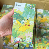 Карточная игра Pocket Monsters: Упрощенная китайская версия, Том 4, Пикачу 151, Дополнительный набор для сбора карт, Боевой набор, Сменные игровые карты, Коробка для усиления колоды