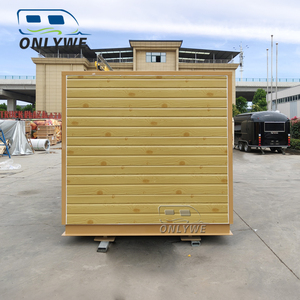 Onlywe Food Truck Rimorchio Mobile per Catering Completamente Attrezzato Container Esterno Carretti Mobili per Birra Gelato Caffè Rimorchi per Alimenti - Product Image 6
