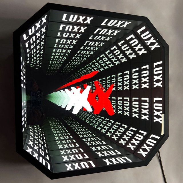 Led Infinity Mirror for Halloween Ghost Wall Panel Room Ceiling Tulip