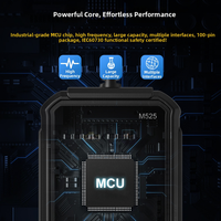 Escáner de Diagnóstico OBDII Portátil M525, Lector de Códigos OBD 2 con Flujo de Datos en Tiempo Real y Función de Reproducción de Datos para Vehículos de Gasolina de 12V