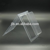 Boîte en plastique PET transparente de haute qualité pour emballage sous blister, emballage en coquille, carton de présentation rigide transparent