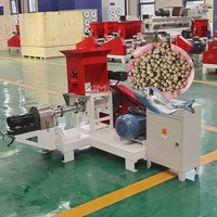 Ligne de production d'aliments pour poissons et crevettes, ligne de transformation d'aliments pour chiens et chats, extrudeuse de fabrication d'aliments pour poissons, usine