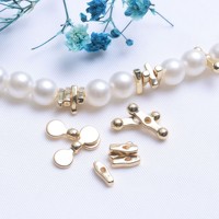 Lot de 50 perles espacées irrégulières en laiton plaqué or 14 carats, perles en vrac en forme de pépites pour la fabrication de bracelets et la création de bijoux