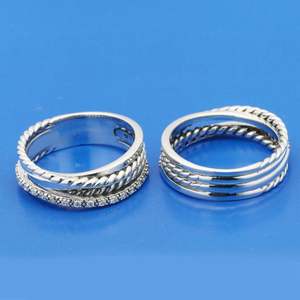 EBay แหวนเพชรสเตอร์ลิงเงิน925ราคาขายส่ง - Product Image 6