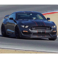 Kit de modification et amélioration de carrosserie : Ensemble de pare-chocs avant, lèvre de pare-chocs avant et calandre, compatible avec Ford Mustang (2015-2017)