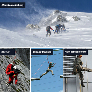 Nóng Bán Nylon Tĩnh <span class=keywords><strong>Kernmantle</strong></span> Leo Dây Thừng Ngoài Trời Tĩnh Dây Thừng An Toàn - Product Image 6