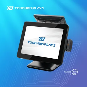 15" pos touch monitor restaurant bill payment machine windows pos hardware Aluminum Metal Case Pos Machine