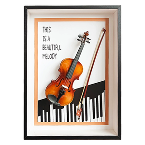Cadre minimaliste pour <span class=keywords><strong>violon</strong></span>, en panneau de densité épaissi, cadre creux, matériel musical, peinture <span class=keywords><strong>d</strong></span>écorative, cadre 3D, chambre <span class=keywords><strong>d</strong></span>'enfant - Product Image 5
