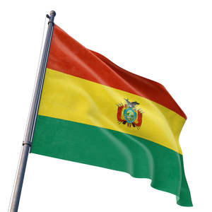 <span class=keywords><strong>Bandera</strong></span> de <span class=keywords><strong>Bolivia</strong></span> de 3x5 Pies, Banderas Nacionales Bolivianas de Poliéster con Ojales de Latón - Product Image 3