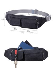 Hip Pack Bum Bag <span class=keywords><strong>WATERFLY</strong></span> Haute Qualité Taille Poche Unisexe Sport Voyage Courir Randonnée Argent Ceinture Résistant À L'eau Boîte Motif - Product Image 2