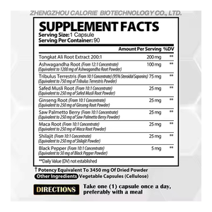 Organic Muscle Tongkat Ali pour Hommes 500mg - Pure & Potent USDA <span class=keywords><strong>Eurycoma</strong></span> <span class=keywords><strong>Longifolia</strong></span> Root <span class=keywords><strong>Supplement</strong></span> 90 Count - Product Image 5