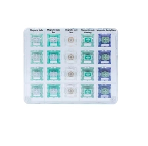GATERON Probador de Interruptores Magnéticos HE, Versión de Muestra Premium, Acrílico Transparente, Bandeja de 20 Piezas para Teclado Mecánico - Product Image 5