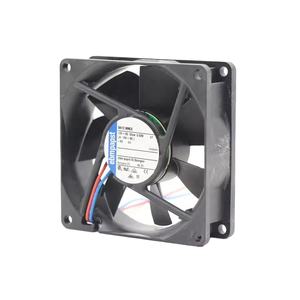 Ventilador axial pequeño de 8 cm con rodamiento de bolas para equipos médicos, ebmpapst 8412NMLE 8025, 80x80x25 mm, 12 V CC, 26.5 CFM, 0.6 W, 21 dBA, 2050 RPM. - Product Image 1
