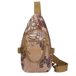 Bolso Táctico de Pecho para Hombre, Diseño Python, Color Caqui, Impermeable, para Actividades al Aire Libre - Product Image 1