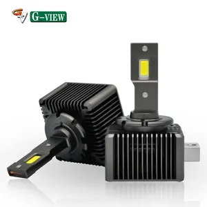 Gview Auto G12D High Lumens 12000lm D3S HID Phares Ampoules D3S Led Canbus Light 6500K Color Temperature Car HID Phares