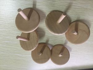 Classic Kids Toys Unfinished Toy <strong>Spin</strong> <strong>Tops</strong> Wooden <strong>Tops</strong> Natural Wood Color Spinning <strong>Top</strong> - Product Image 4