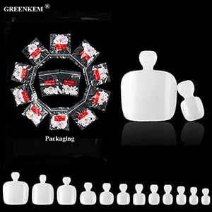 Unids/bolsa <span class=keywords><strong>de</strong></span> <span class=keywords><strong>uñas</strong></span> postizas para salón <span class=keywords><strong>de</strong></span> manicura, <span class=keywords><strong>Uñas</strong></span> postizas, <span class=keywords><strong>uñas</strong></span> francesas, cobertura completa, puntera acrílica, 500 unidades - Product Image 4