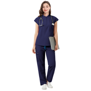 42393 Ensembles de Blouses Médicales Personnalisées ; Blouses Thermiques Médicales Élastiques pour Femme Grande Taille Nouveau Design 2026 - Product Image 1