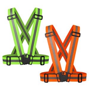 Gilet Riflettente Regolabile ad Alta Visibilità, Cintura Elastica Personalizzata Hi-Vis per Sicurezza Notturna durante Corsa e Ciclismo - Product Image 3