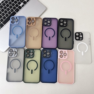 Nuova Custodia Protettiva Trasparente per Telefono Cellulare in TPU PC Antiurto Magnetica per iPhone 16 15 <span class=keywords><strong>14</strong></span> 13 <span class=keywords><strong>Pro</strong></span> Max - Product Image 1