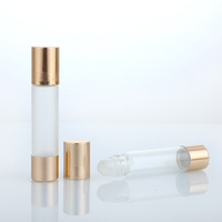 Grosir botol Roll on parfum kaca Amber 10ml kosong kepala ganda