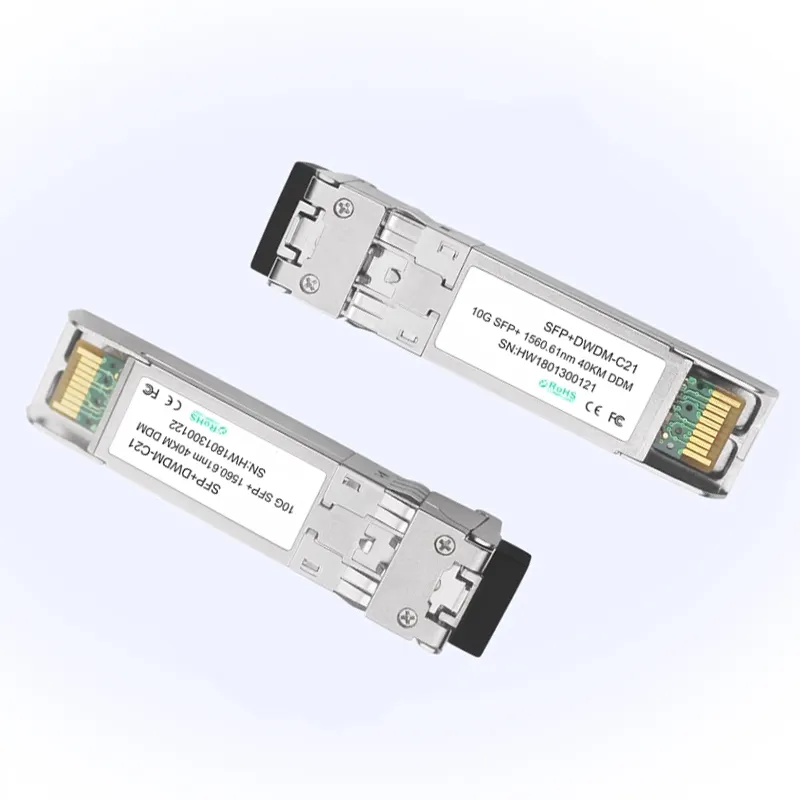 Originalfabrik 10G DWDM SFP+ SMF DDM 40km Optiktransceiver 80km SFP kompatibel mit Cisco