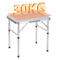 Portable En Aluminium Meubles Patio Jardin Table Pliable En Métal Camping Table Bbq Pique-Nique En Plein Air Table Pliante