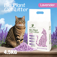 Litière pour chat en tofu compostable écologique, haute absorption, faible dispersion