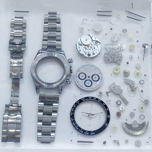 นาฬิกาข้อมือประกอบเองคุณภาพสูงรุ่นใหม่ปี 2026 นาฬิกาจักรกลหรูหราสำหรับผู้ชาย นาฬิกาดีไซน์หรูหราสำหรับนักธุรกิจ - Product Image 1